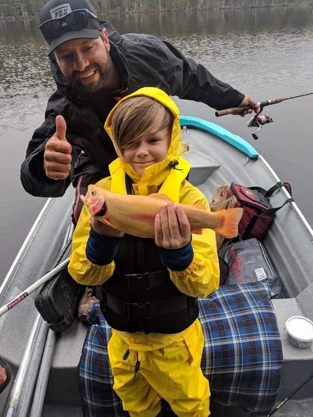 Truite Golden — exclusivité Auberge La Barrière